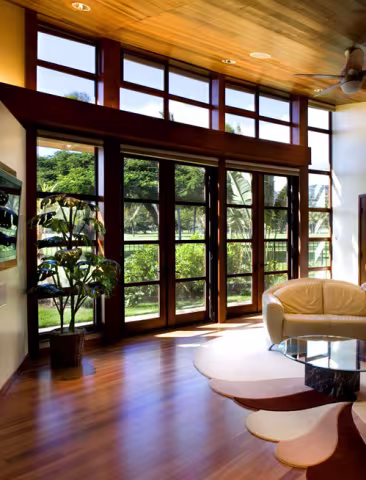 Waialae Residence - wall of glass - Vista-28 CDF